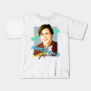 Judd Nelson - 80s Retro Style Fan Art Design Kids T-Shirt